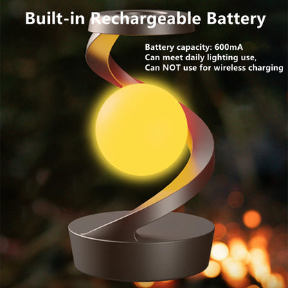 Gesture-Controlled Floating Table Lamp - RGB Night Light with 15W Wireless Charger