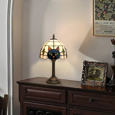 European Luxury Crystal Table Lamp - Elegant Ornate Bedside Light with Premium Fabric Lampshade