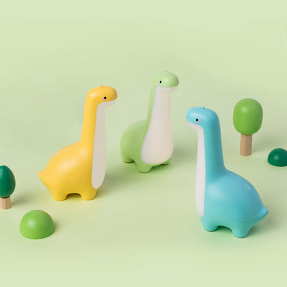 Dinosaur Night Light - Cute LED Bedside Lamp with 15-Minute Timer & USB Charging