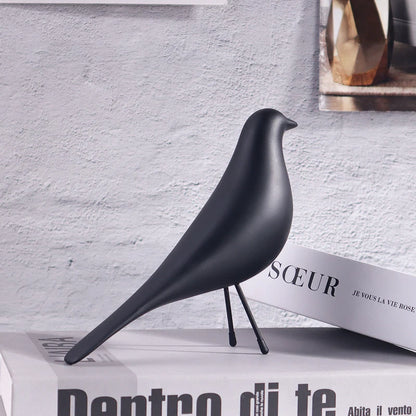 Minimalist Flying Bird Sculpture - Modern Zen Resin Figurine for Nordic Style Home Decor